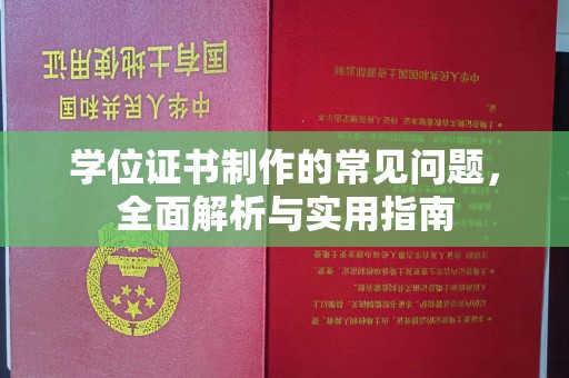大宁学位证书制作的常见问题，全面解析与实用指南